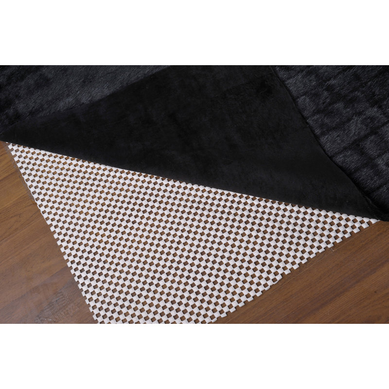 Faux Fur Solid Colour Faux Fur Shag Area Rug, Rectangle 152.4cm x 213.4cm
