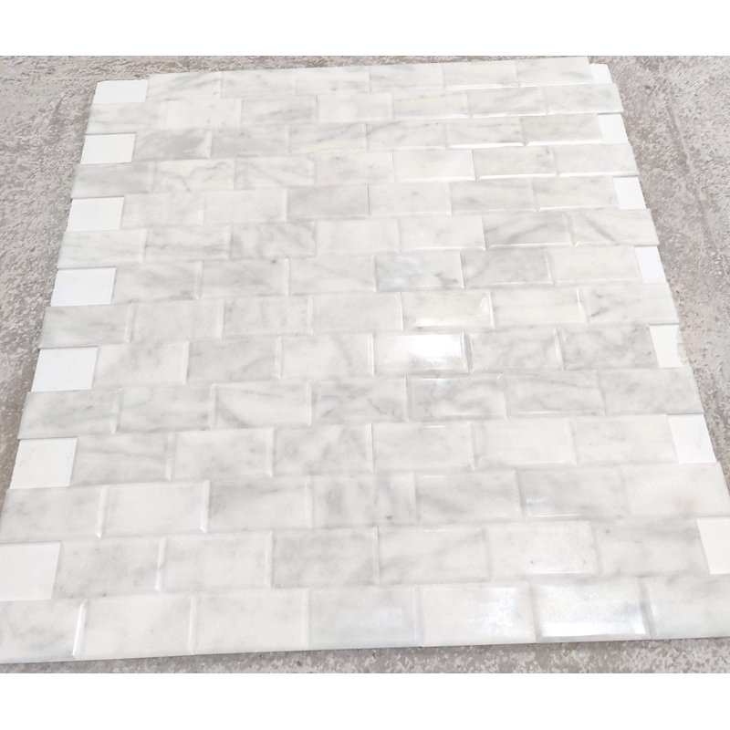3x6 POLISHED & DEEP, Bianco Venantino