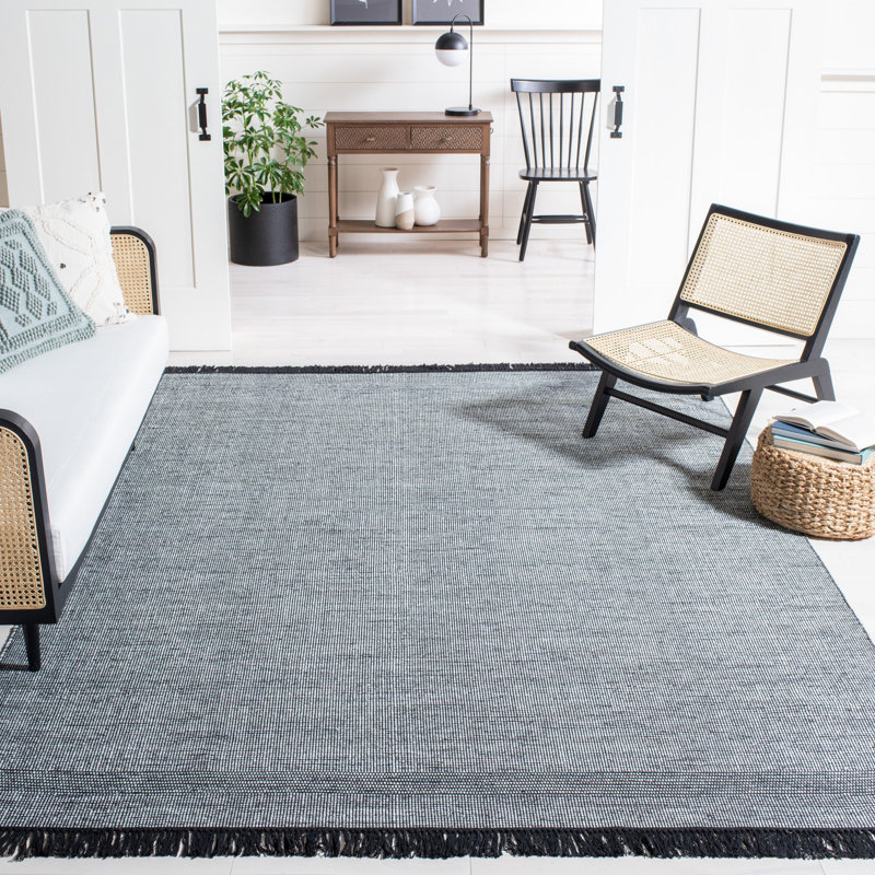 Montauk Hand Woven Cotton Rug, Rectangle 4' x 6'