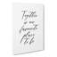 Together Is Our Favourite Place To Be - Wrapped Canvas Print-61883560