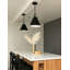 Luminaire suspendu conique à 1 lumière Kinston-137558063-137558061