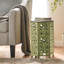 12 po x 10,5 po x 18,5 po, table d'appoint en fer 12 po, design, 10,5 po x 18,5 po, portable