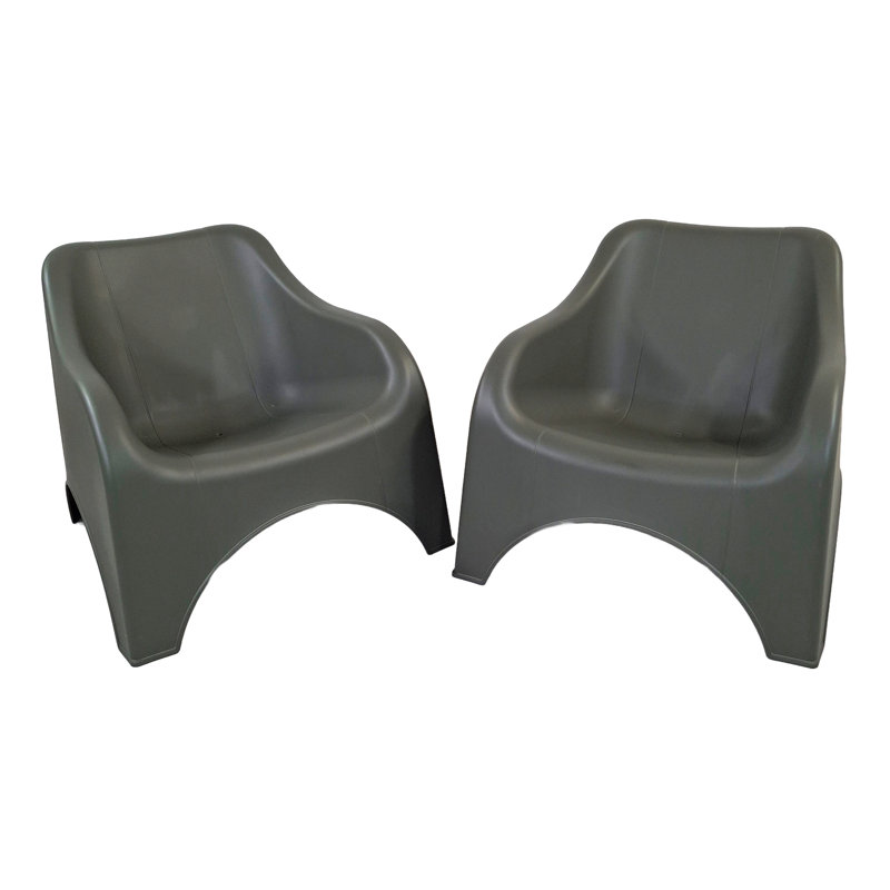 VERONA RELAX Lounge Chair Aqua Blue Pack of 2, Green