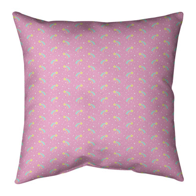 Katelyn Elizabeth Faux Suede Reversible Throw Pillow