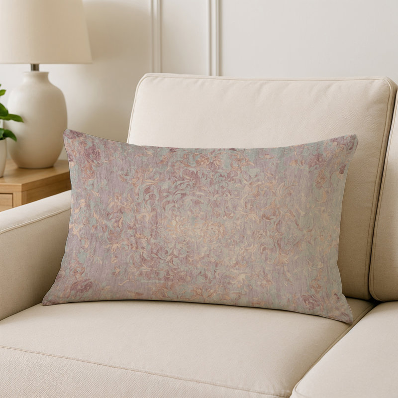Coussin décoratif intérieur et extérieur Modern, Gris abstrait 23, Rectangle H 25 po x l 18 po