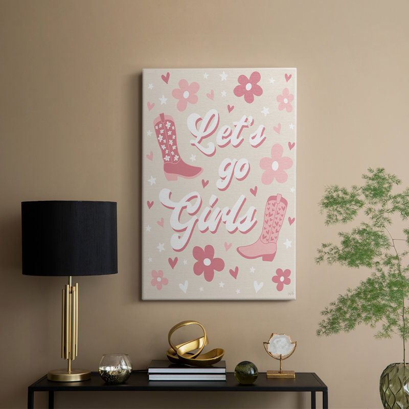 Allons-y, filles - galerie Cavas, H 48 po x l 32 po