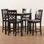 Ensemble de salle à manger 5 pièces de style moderne et contemporain Fraserburgh H 37,4 po x l 18,5 po x P 19,88 po-520633794-520633792