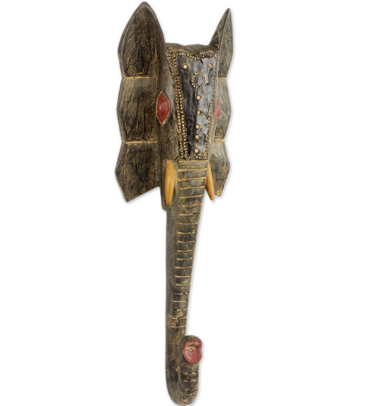Tilly-Mae Handmade Traditional Masks Wall Decor on Metal