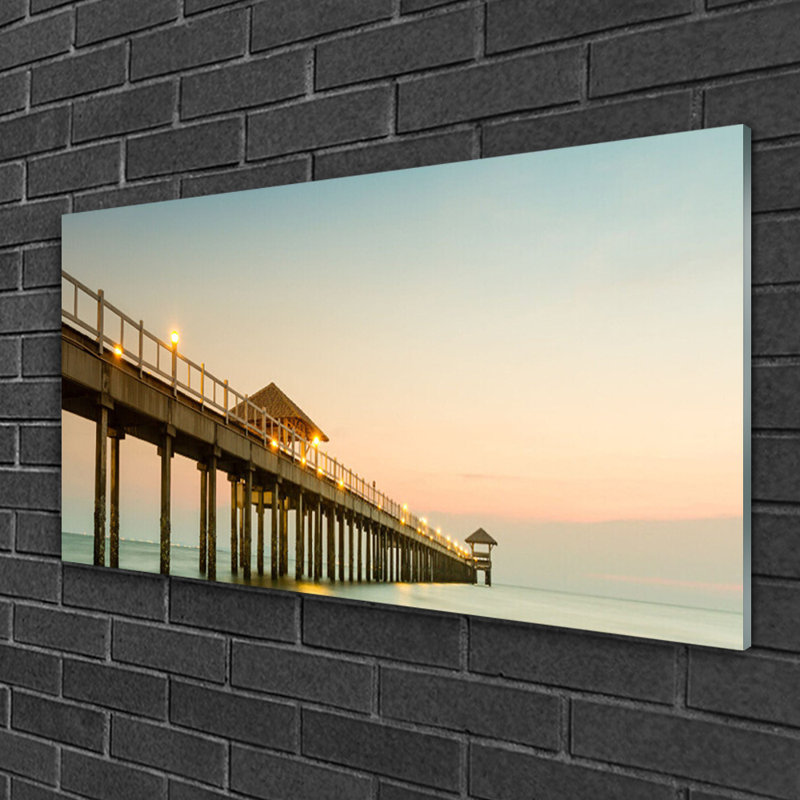 Architecture Bridge - Unframed Photograph on Glass