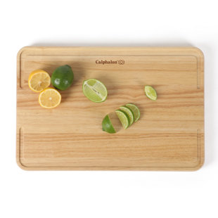 Calphalon Edge Guard 18 x 12 Rubber Wood Cutting Board