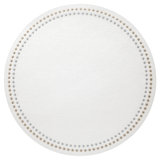 Pearls Vinyl Round Placemats
