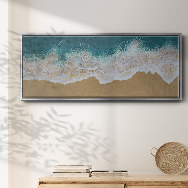 Birdseye Shoreline I - toile encadrée, H 24 po x l 60 po
