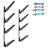 Surfboard Wall Mount 4 Tiers Horizontal Surfboard Rack for Storage Display