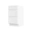 Armoire de salle de bain Furinno Shaker sans comptoir, prête à assembler, P 21 po x l 18 po x H 34,5 po, blanc