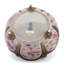 Porcelain Scalloped Basin With Bronze Ormolu Pink Willow