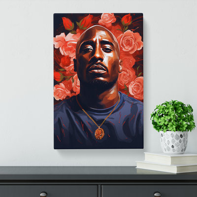 Tupac Shakur Tachisme - Print