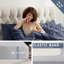 Ensemble d'édredon plissé avec draps Bed-in-a-Bag-103134067-103134057
