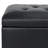  Rectangle Faux Leather Storage Ottoman with Casters-413741686