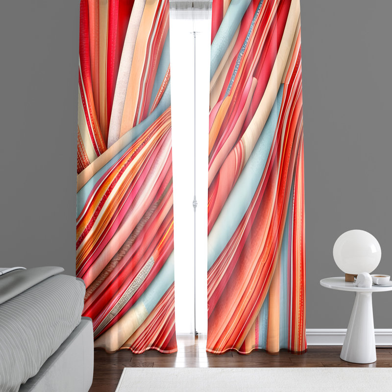 Paire de rideaux semi-transparents Alaynna, L 56 po x L 78 po
