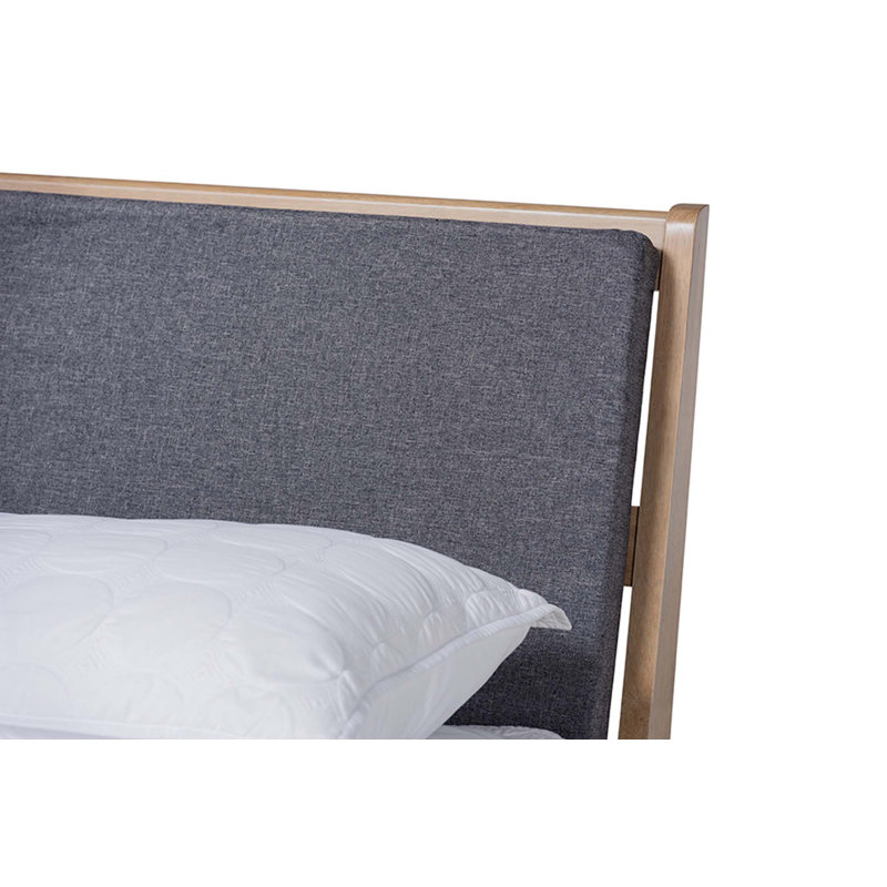 Lit plateforme tapissier Kyelan, Très grand