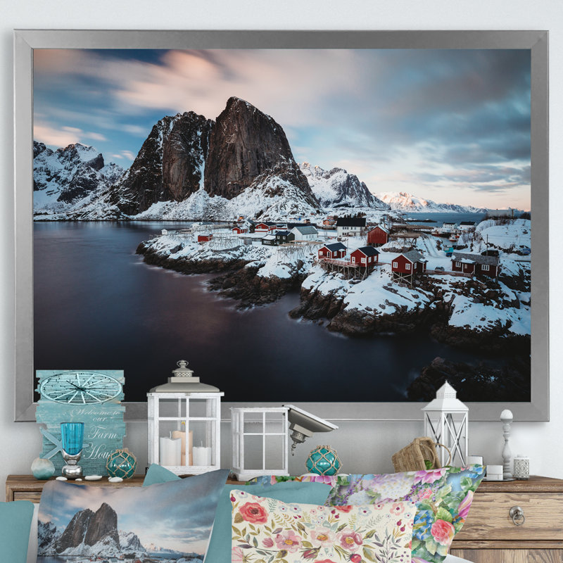 «Alaskan Wilderness I», reproduction sur toile, H 34 po x l 44 po x P 1,5 po, Cadre photo argenté