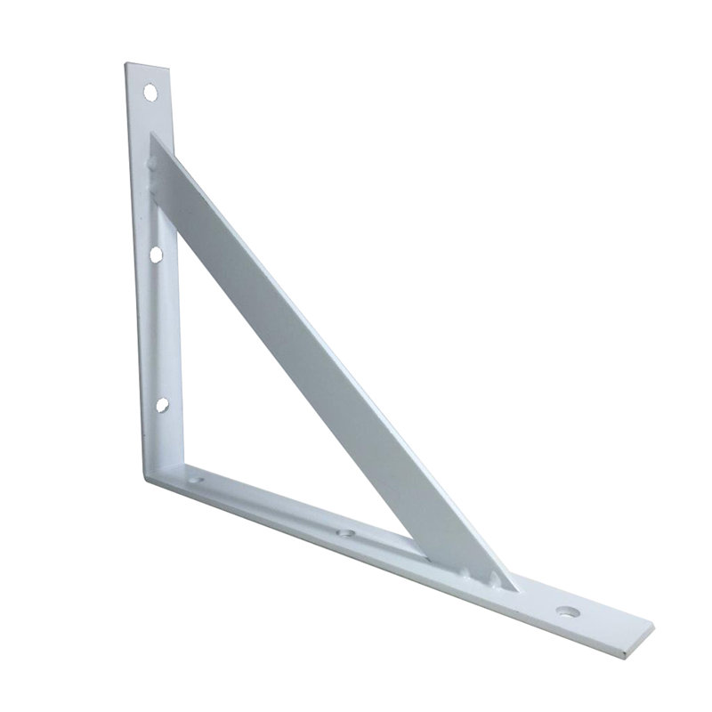 Metal White Bracket for Shelves Wall Mount