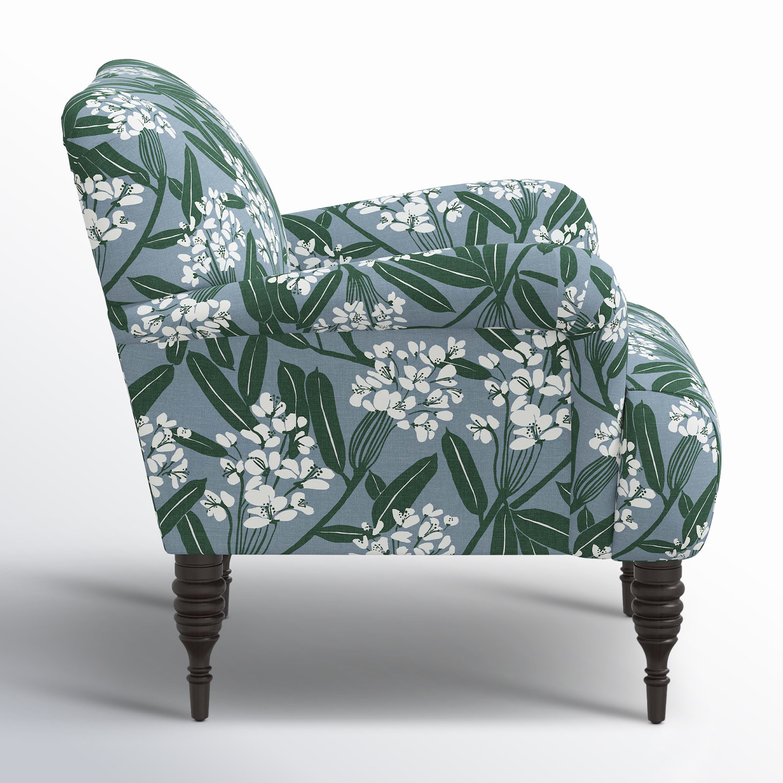 Allura 32'' Wide Cotton Armchair, Providence Dusty Blue