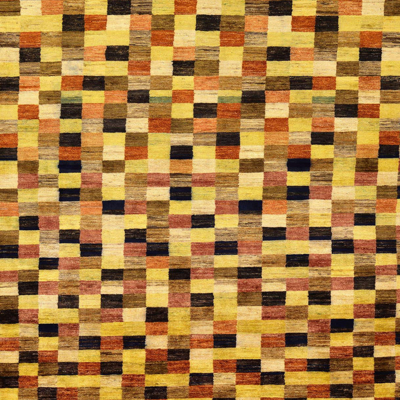Tapis abstrait moderne 68, Carré 8 pi