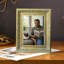 Cadre photo 5 pi x 7 po or antique 1PC pour les cadeaux d'anniversaire