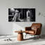 «Black and White Dress Form in Fashion Studio», art mural sur toile-2097751539