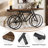 70.9'' Extra Long Console Table with Bicycle Base, Narrow Sofa Table Industrial Entryway Table-1566125484-1569280343
