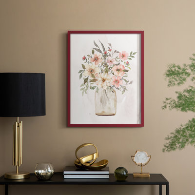 Peaches and Cream II Framed Print - Solid Wood