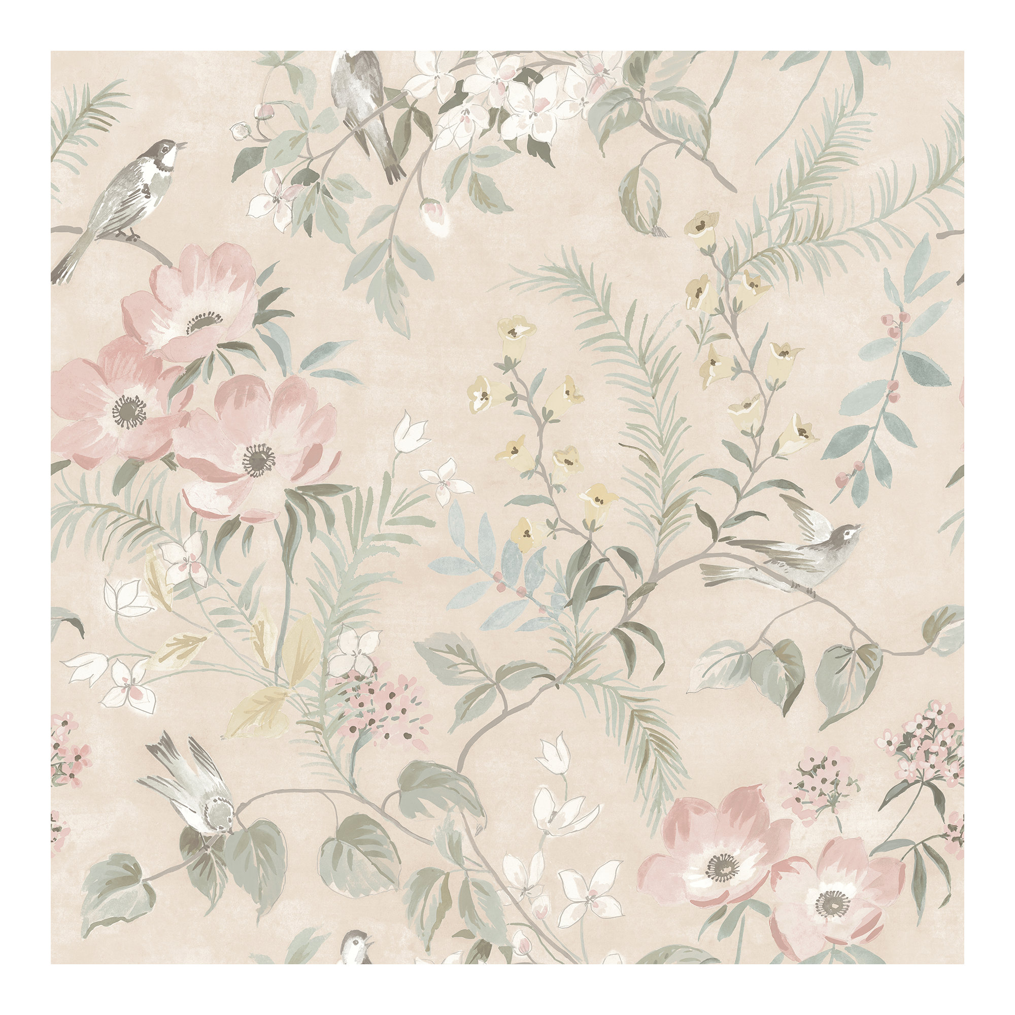 Harton Floral Roll, Pink
