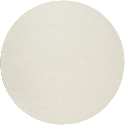 Crowe Light Beige Hand-Loomed Wool Rug