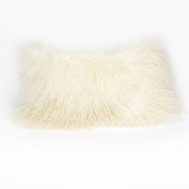 Wool Pillow Cover & Insert, 18" x 18", Camel