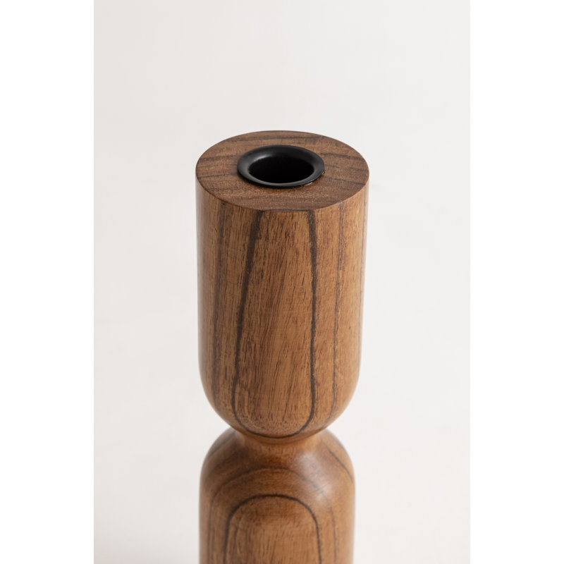 Porte-bougie en bois moyen