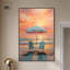«Sunset Beach View Glam Coastal» par Art Remedy-105312029-105312032