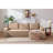 Spacious Cloud Sectionals With Plush Corduroy, No Assembly, Modern Living