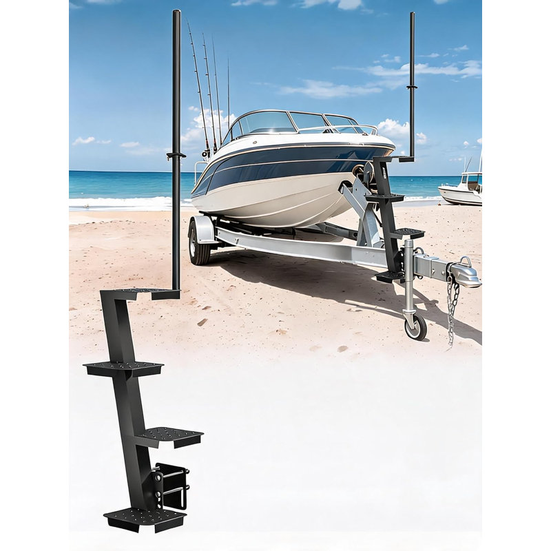 - Step Steel Lightweight Folding Straight ladder