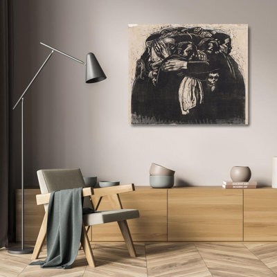 "The Mothers" by  Käthe Kollwitz - Gallery Wrap Canvas Wall Art