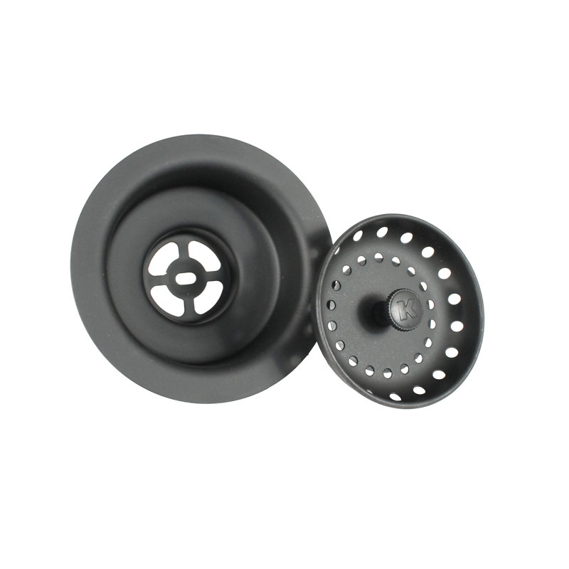 Basket Strainer, Black Stainless Steel