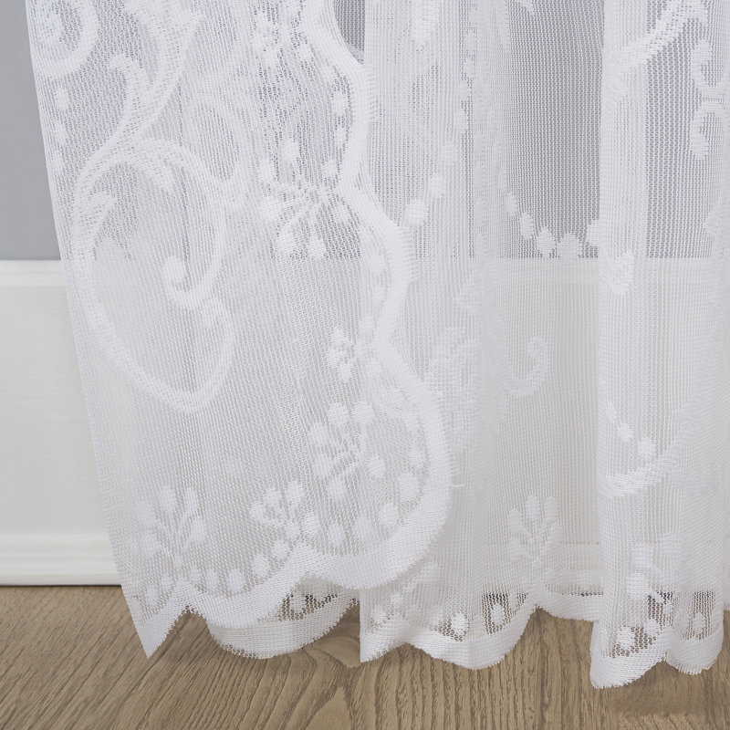 Rideau Bellair, Blanc, L 58 po x L 96 po