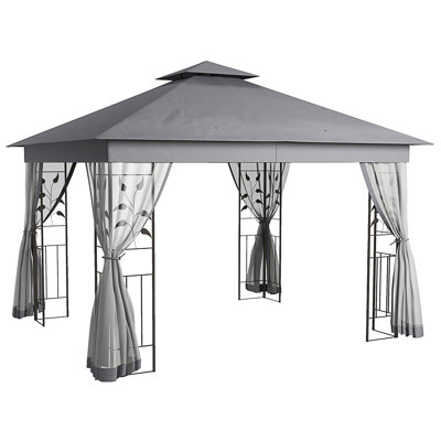 Outsunny 10' X 11.5' Metal Patio Gazebo