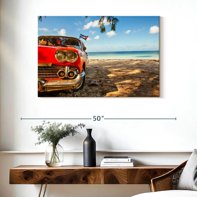 Voiture rétro Gillard Beachside, H 26 po x l 39 po