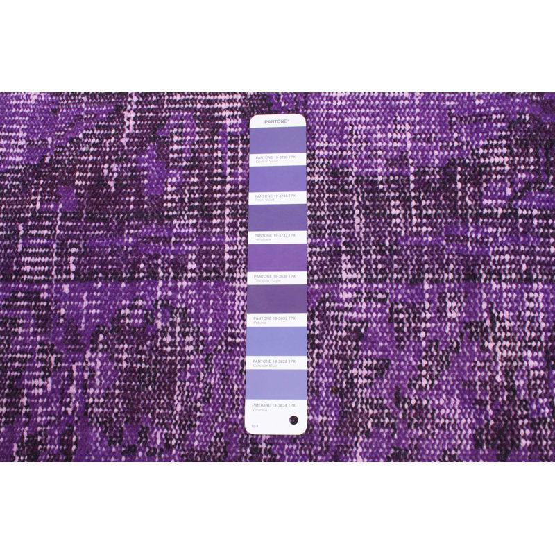 Tapis mauve foncé 4 pi 6 po x 9 pi 3 po Color Transition