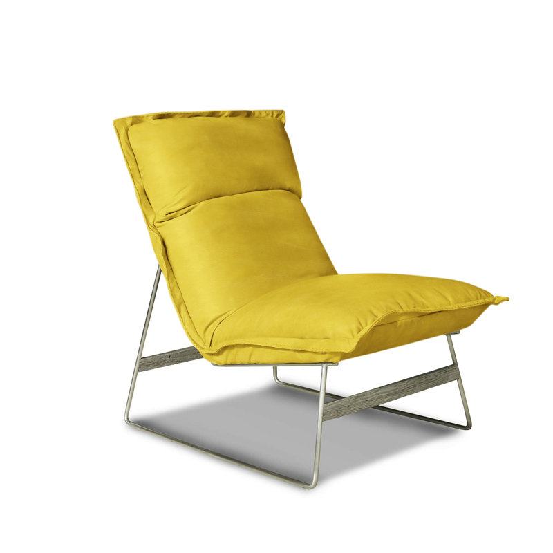 Méridienne en cuir véritable 29 po Tweety, Jonquille (cartier), Acier inoxydable
