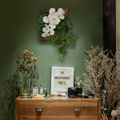 Décoration murale plante artificielle