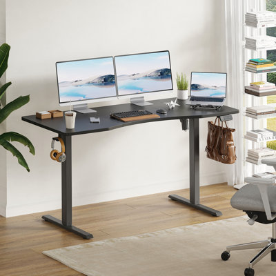 Dulane Adjustable Height Iron Standing Desk