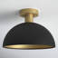 Darrah Single Light Metal Semi Flush Mount-945045504