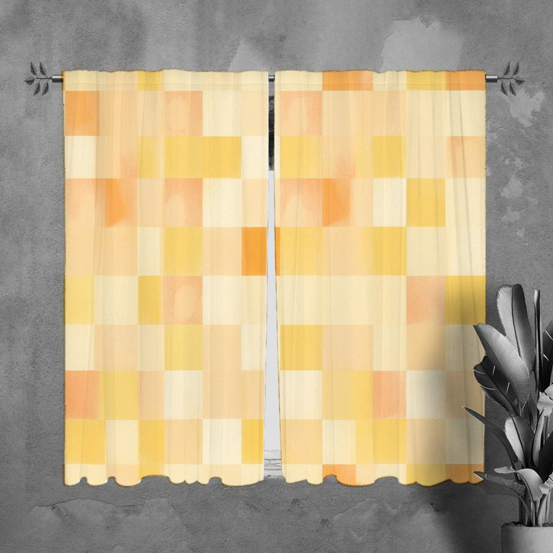Paire de rideaux obscurcissant en polyester Jondra, L 40 po x L 61 po